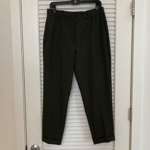 Banana Republic Men's Dark Green Tapered Fit Dress Pants Size 33 X 30